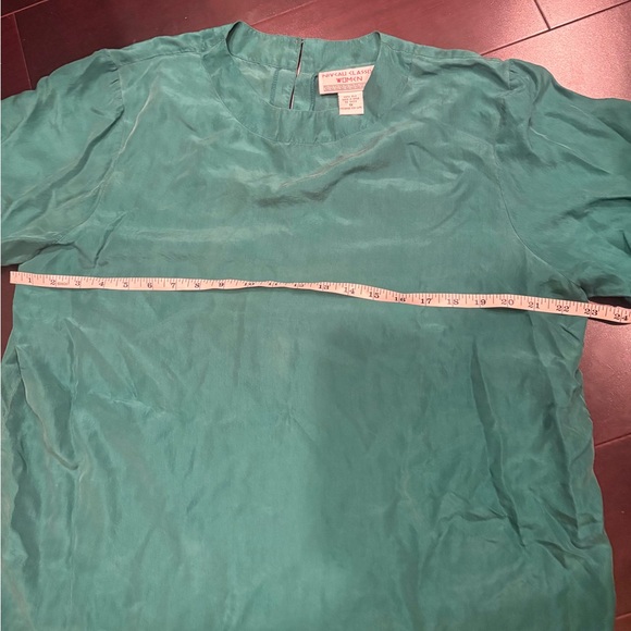 Vintage Niveau Classix 100% silk short-sleeved blouse - Picture 6 of 7